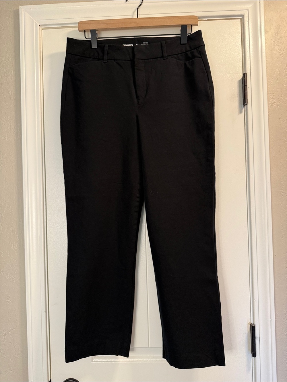 Old Navy Black Straight-Leg Dress Pants
